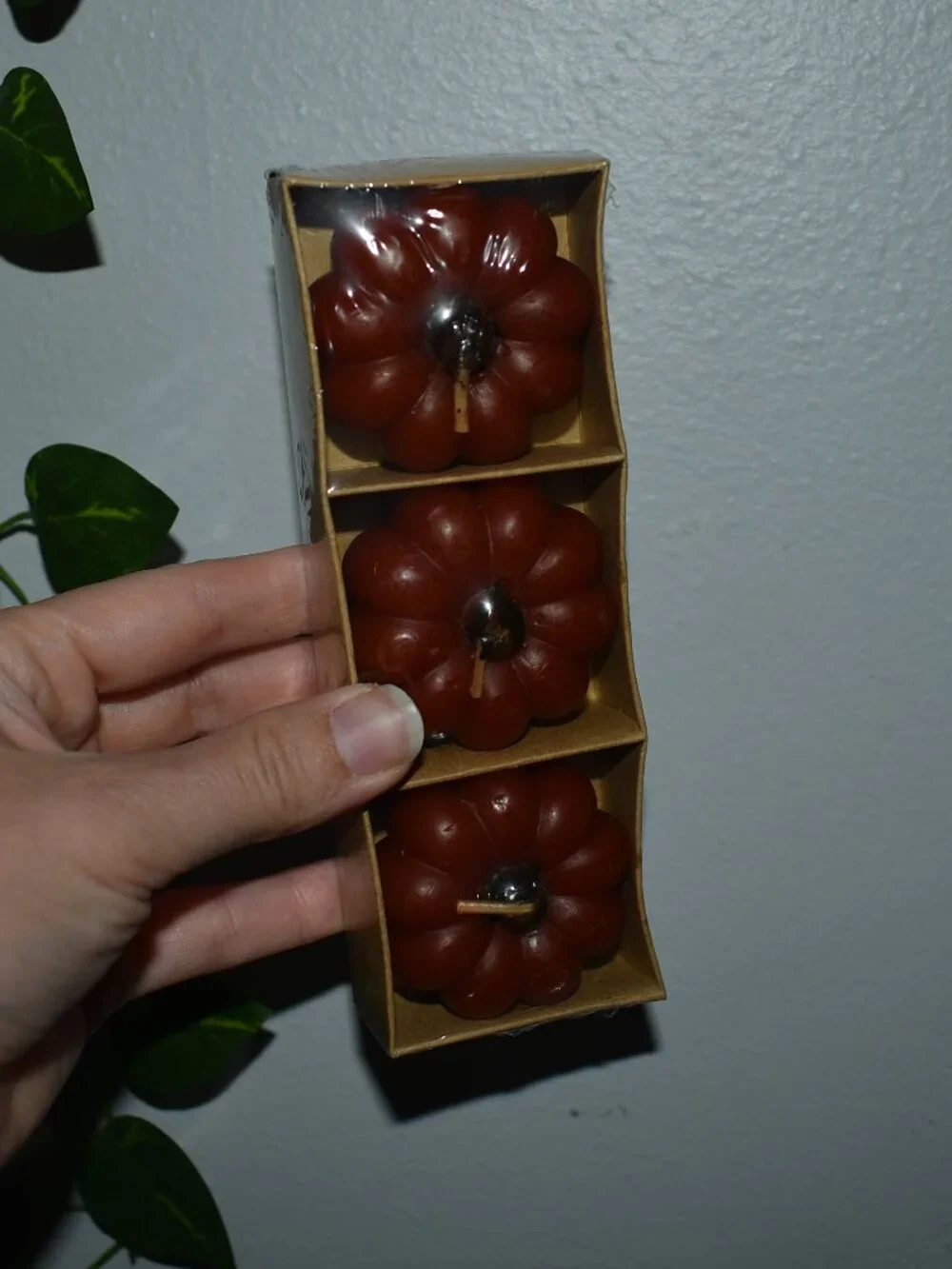 Mini Pumpkin Candles Lot - Cottage Fall Decor